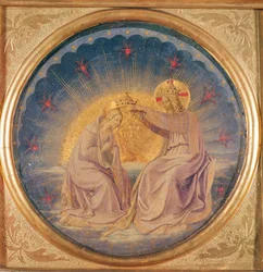 A Szűz megkoronázása (tondo), 1395 körül